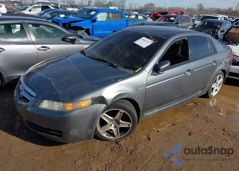 2006 Acura Tl из США, поврежденный, VIN 19UUA66236A002128